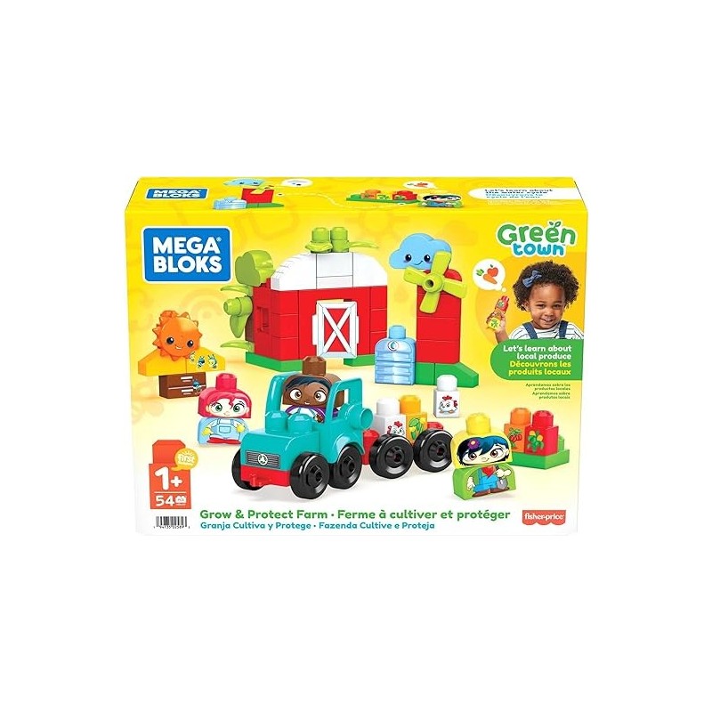 MEGA BLOCK GRANJA CULTIVA Y PROTEGE