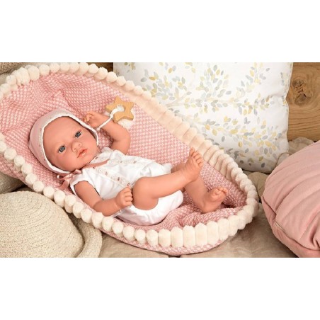 MUÑECO DE PESO ELEGANCE 38 CM ARIA ROSA 
