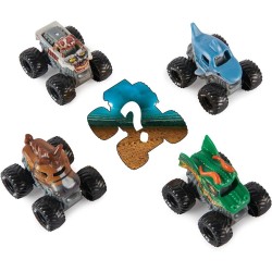 MONSTER JAM PACk 5 MINI COCHES  2