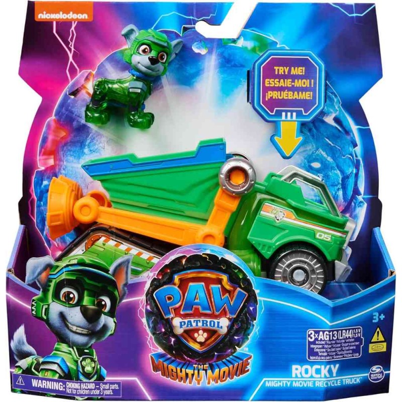 Rocky Mighty Movie Vehiculo Paw patrol