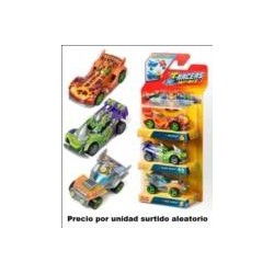 T-RACERS MIX ´N RACE - Pack 3 Blister 1x