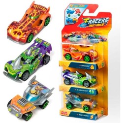 T-RACERS MIX ´N RACE - Pack 3 Blister 1x 2