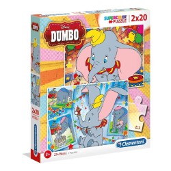 PUZZLE DUMBO 2X20 PIEZAS