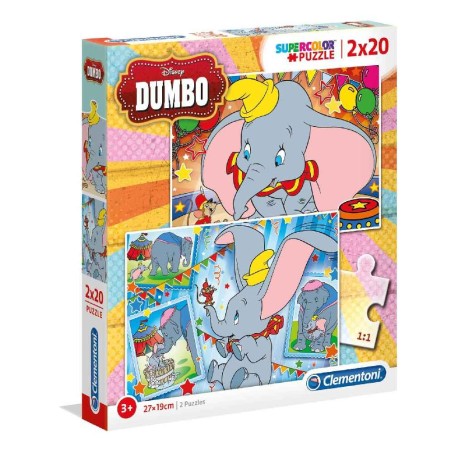 PUZZLE DUMBO 2X20 PIEZAS