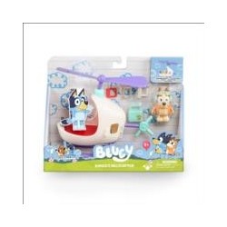 Bluey Vehiculo Con Figura - HELICOPTERO