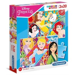PUZZLE - MULTIPUZZLE: DISNEY PRINCESS 2X