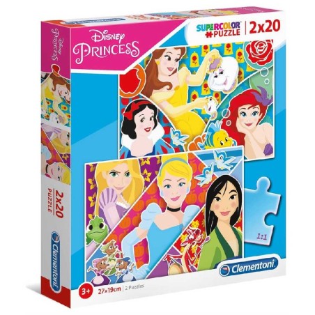 PUZZLE - MULTIPUZZLE: DISNEY PRINCESS 2X