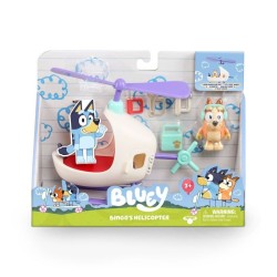 Bluey Vehiculo Con Figura - HELICOPTERO 2