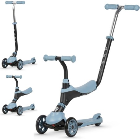Patinete Qplay Sema 5 en 1 Azul