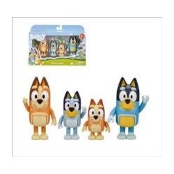 Bluey Pack 4 Figuras - Familia