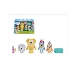 Bluey Pack 4 Figuras - Amigos cumpleaños