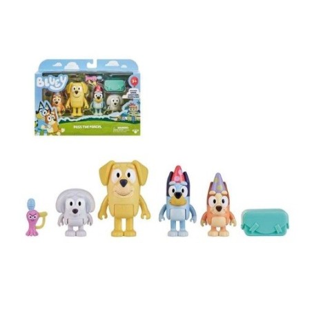 Bluey Pack 4 Figuras - Amigos cumpleaños