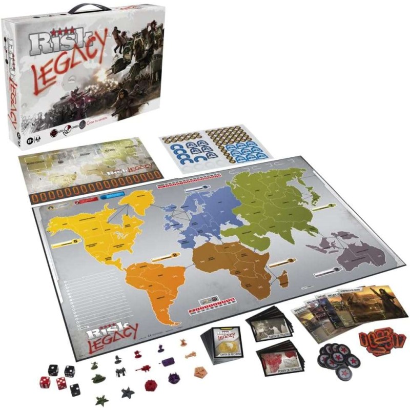 RISK LEGACY JUEGO DE TABLERO GAMING