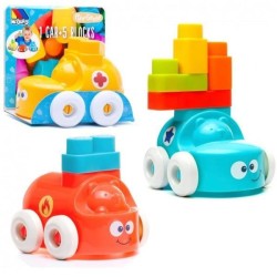 Coche de bloques con 5 bloques