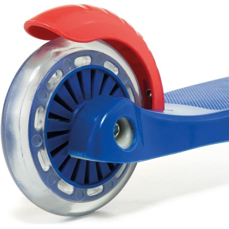 Maxi Patinete 3 ruedas azul con luces