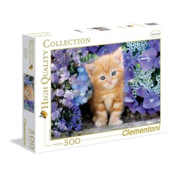 PUZZLE 500 PIEZAS Gatito rubio 2
