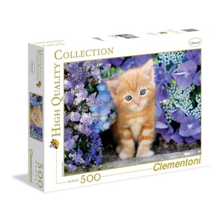 PUZZLE 500 PIEZAS Gatito rubio