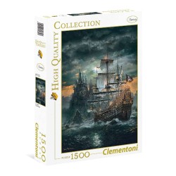 PUZZLE 1500 PIEZAS BARCO PIRATA