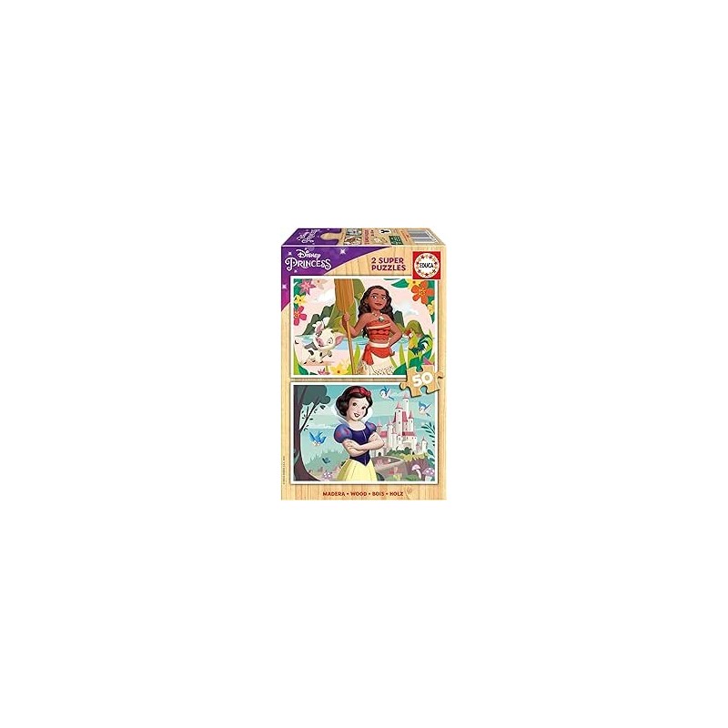 2X50 Disney Princess Vaiana + Snow White
