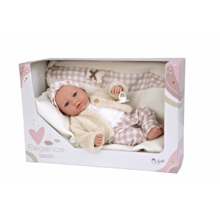 Elegance 40 cm aria rosa c/cojin  (muñec