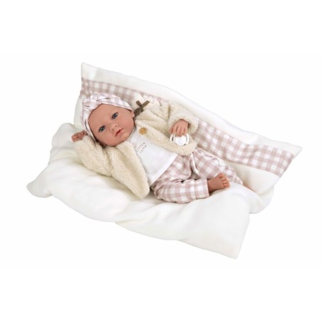 Elegance 40 cm aria rosa c/cojin  (muñec