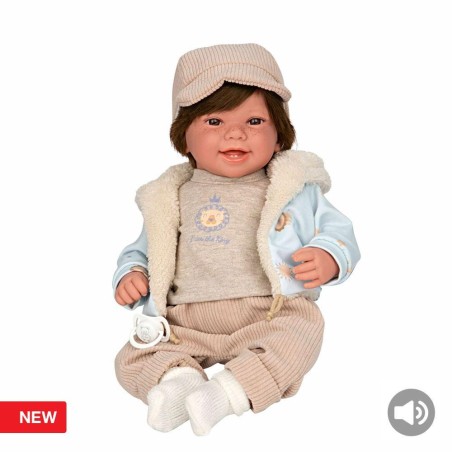 Muñeca Elegance 45cm zoe beige c/pelo 