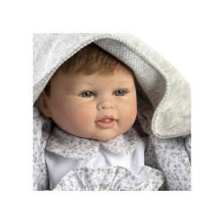 Muñeco reborn Milán 46cm, conjunto gris