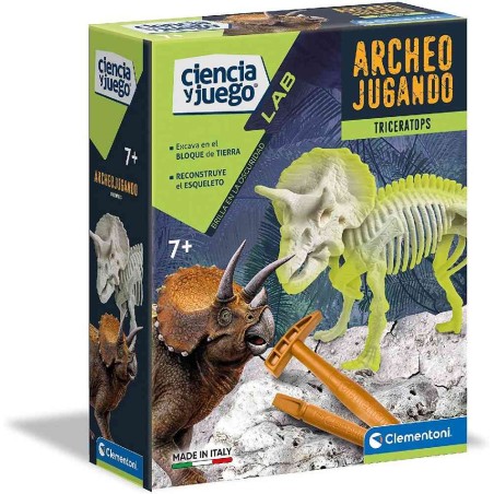 ARQUEOJUGANDO -  TRICERATOPS FLUORESCENT