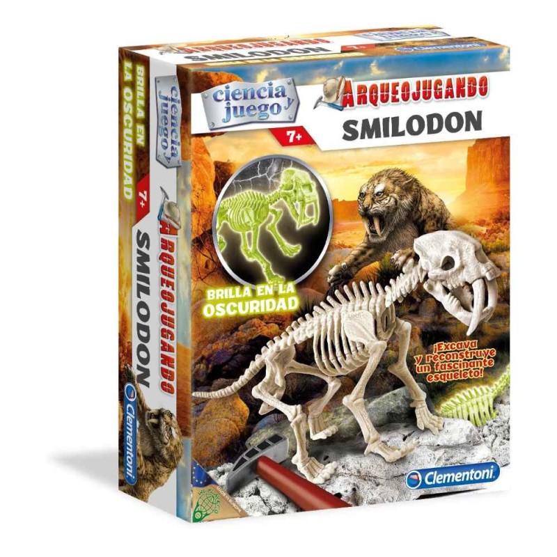 ARQUEOJUGANDO - SMILODON FLUORESCENTE
