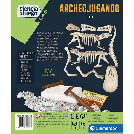 ARQUEOJUGANDO T-REX FLUORESCENTE