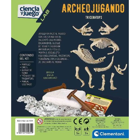 ARQUEOJUGANDO -  TRICERATOPS FLUORESCENT