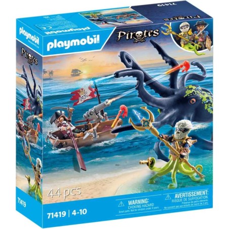 PLAYMOBIL Pirates 71419 Batalla C/Pulpo