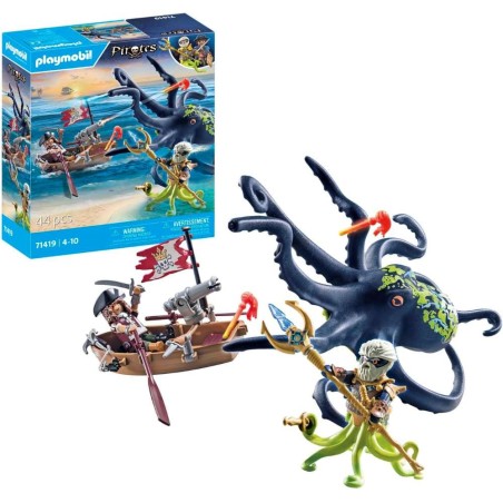 PLAYMOBIL Pirates 71419 Batalla C/Pulpo