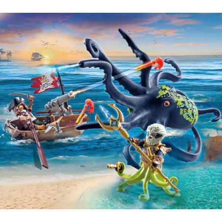 PLAYMOBIL Pirates 71419 Batalla C/Pulpo
