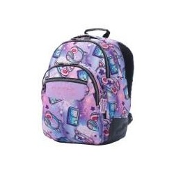 Mochila escolar Meowsical Rayol morado