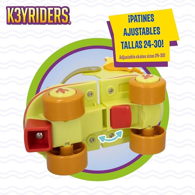 Patines 4 ruedas 3d dragon talla 24-30