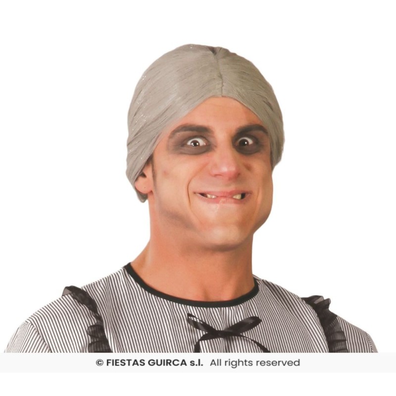 PELUCA VIEJA ABUELA MOÑO GRIS