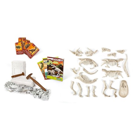 Arqueojugando T-Rex y Triceratops fluore