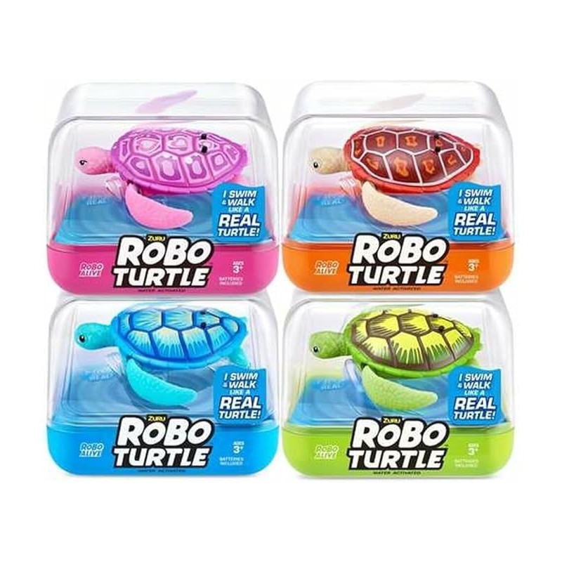 Figura tortuga Roboturtle, nada y camina