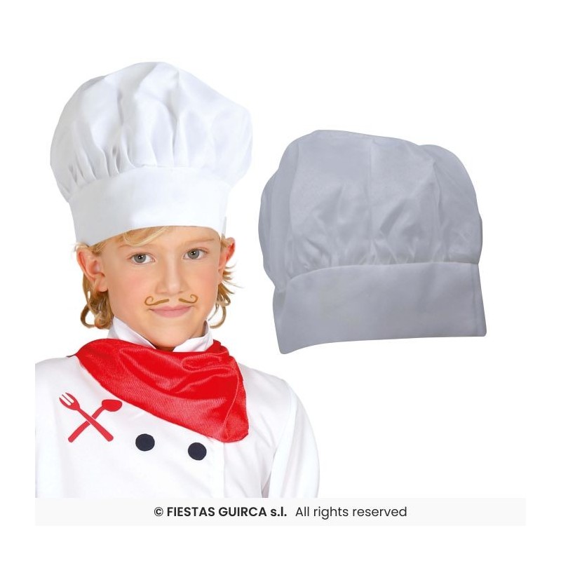 GORRO COCINERO TELA INFANTIL