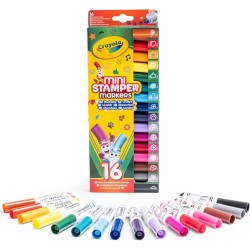 16 mini rotuladores estampadores lavable 2