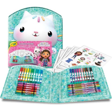Estuche creativo gabbys dollhouse 44 pie
