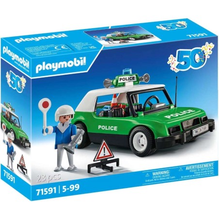Playmobil - Coche de policía retro 50