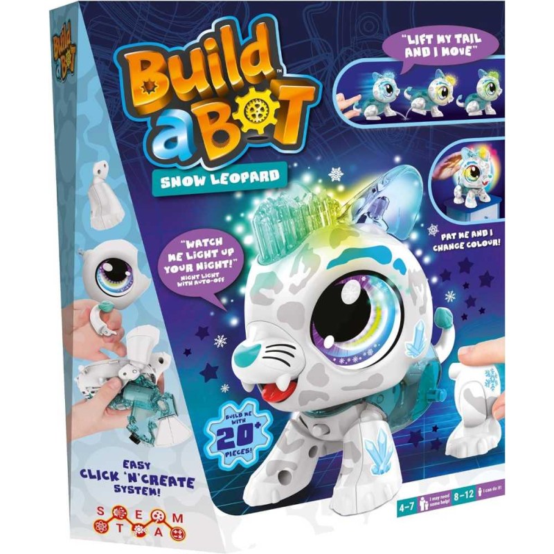Goliath Build-a-BOT Snow Leopard, Constr
