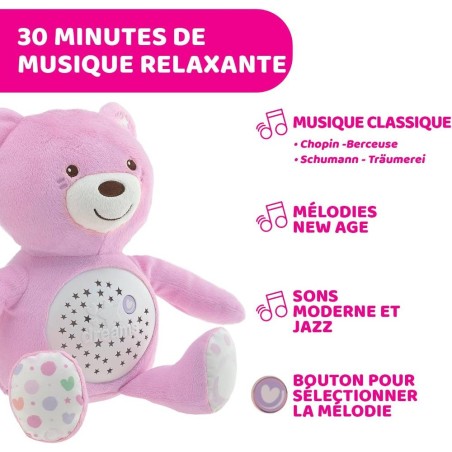 Peluche Baby Bear Oso Primeros Sueñ Rosa