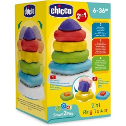 Chicco Piramide de Anillos 2 en 1