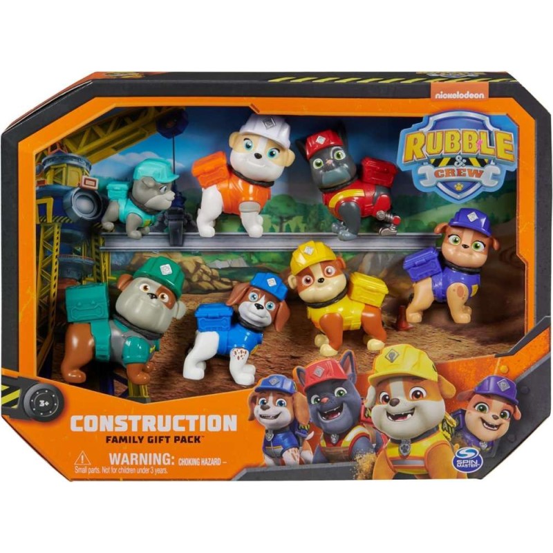 PACK 7 FIGURAS RUBBLE & CREW CONSTRUCTIO