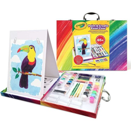 Maletin Pintor Arcoiris con Caballete