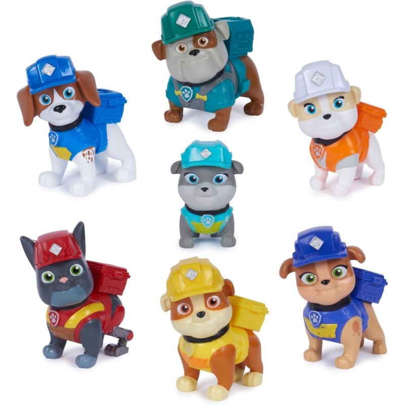 PACK 7 FIGURAS RUBBLE & CREW CONSTRUCTIO