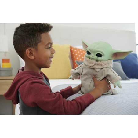 STAR WARS:PELUCHE ELECT. GROGU BABY YODA